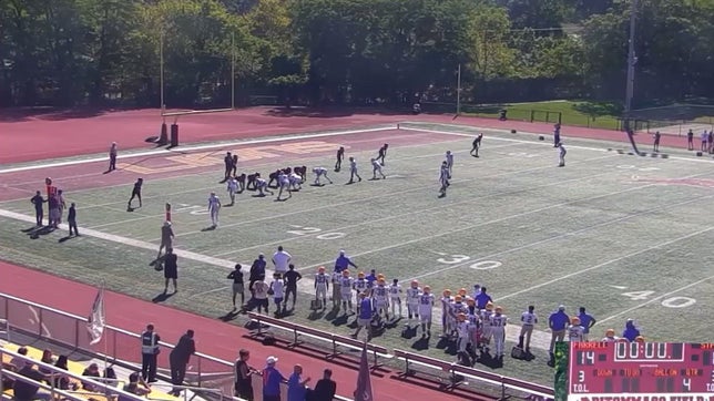 Monsignor Farrell RB takes it 92 yards.
