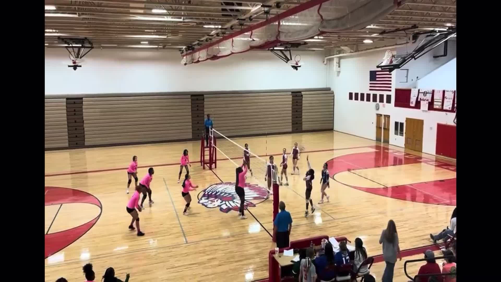 Kimmia Walton Gets Kill and Score point against the Southampton Indians