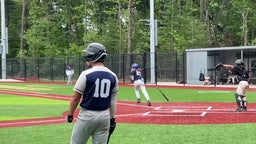 Hard hit ball into the warning track for 2 bags