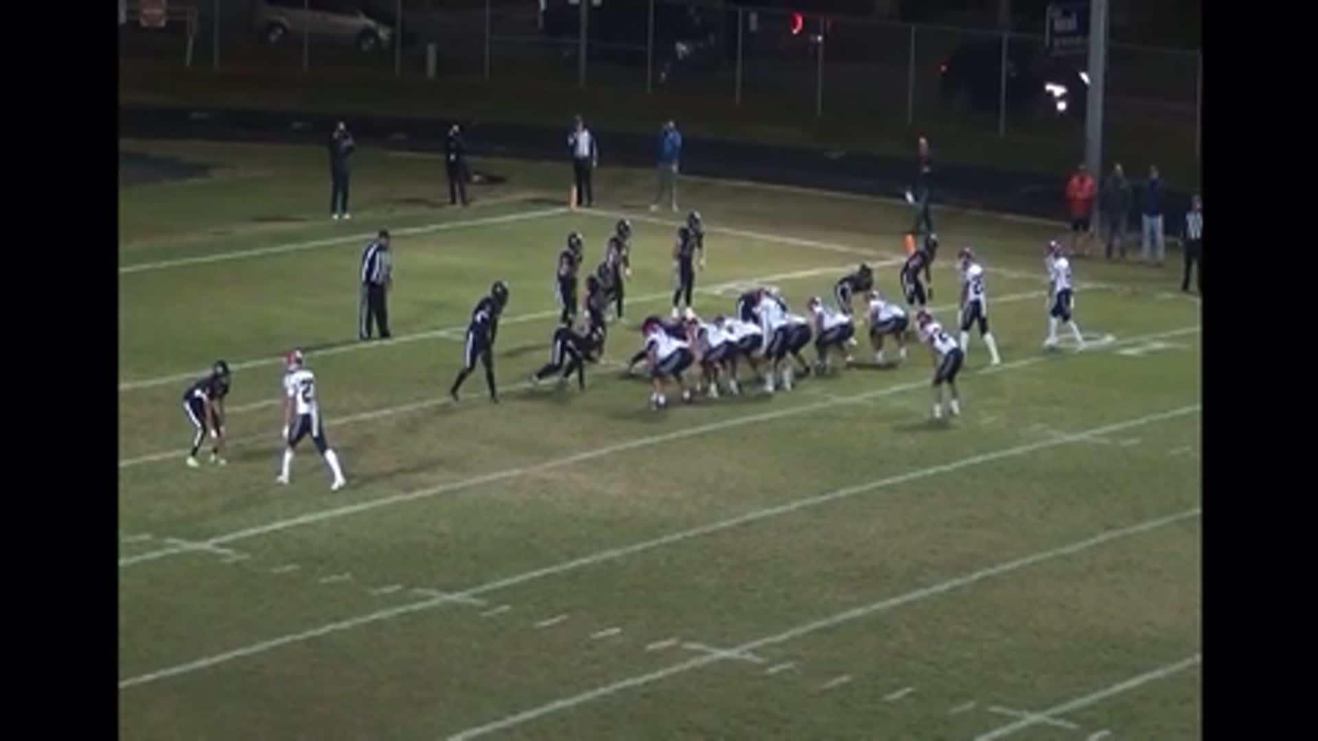 District Championship. Notre Dame over Welch. 44-0