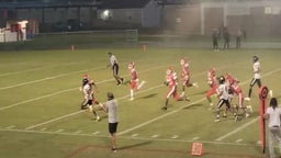 Gray's Creek #2 London Ross with a big gain just before halftime...