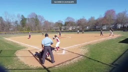 line drive single vs N. Iredell