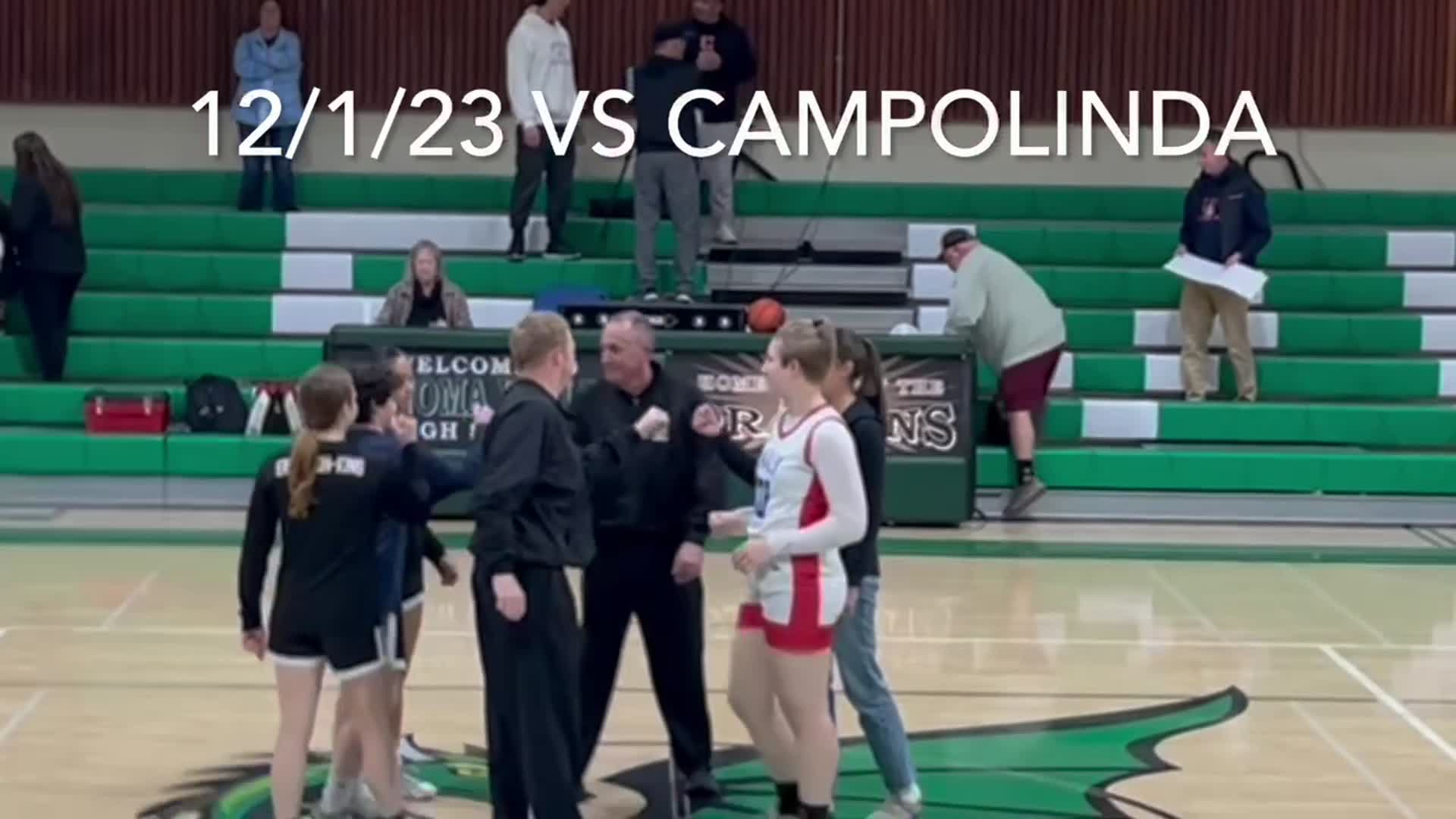 #30 Destin Emmert game clips vs Campolindo