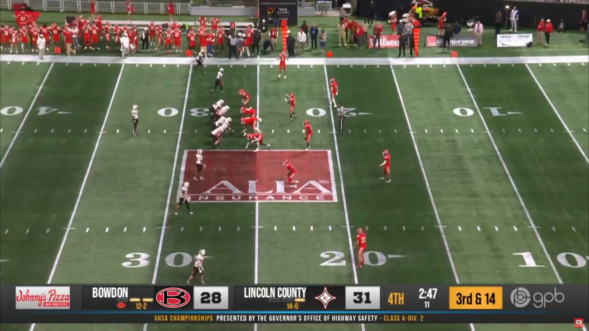 Joshua Hopkins to Berkley Perkins for game-winner