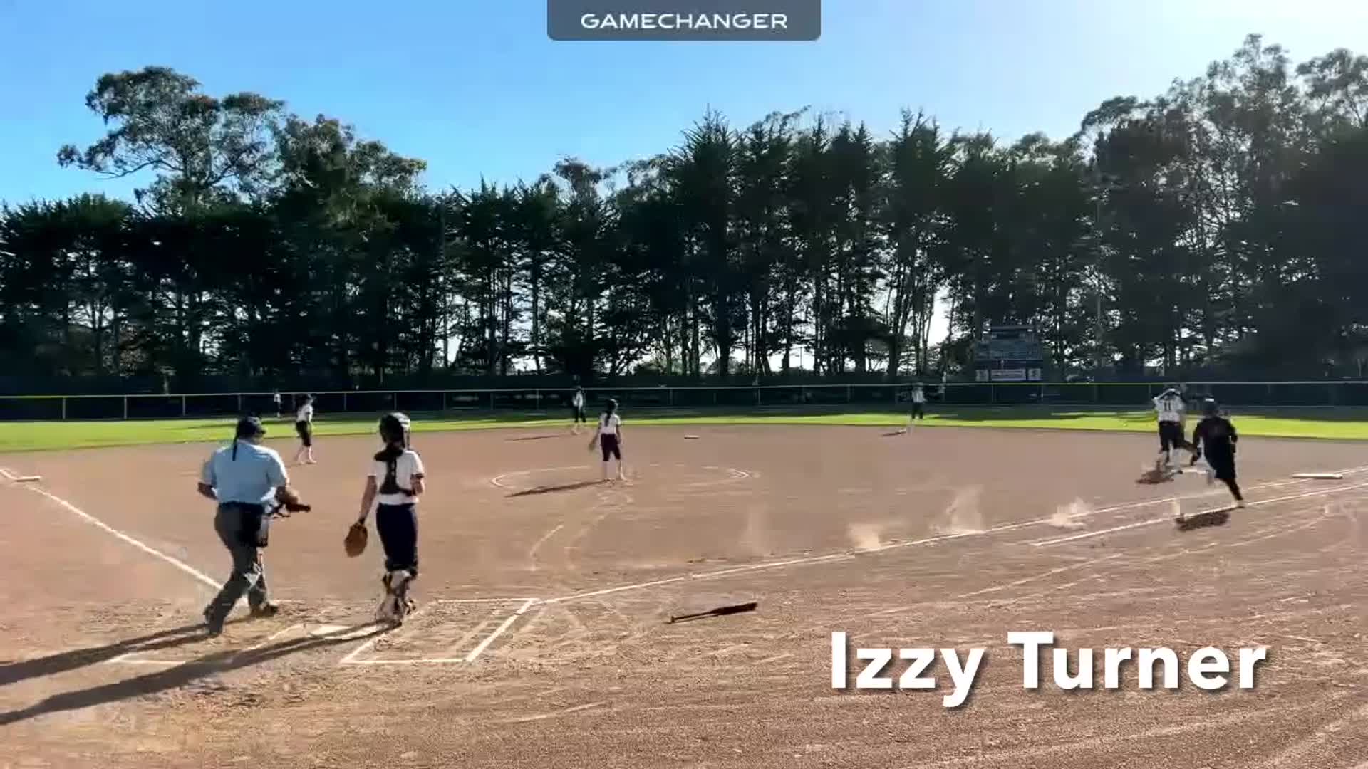 Izzy Turner records her 11th double of the season and steals a base for Pacific Grove