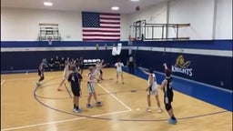 Contested corner three