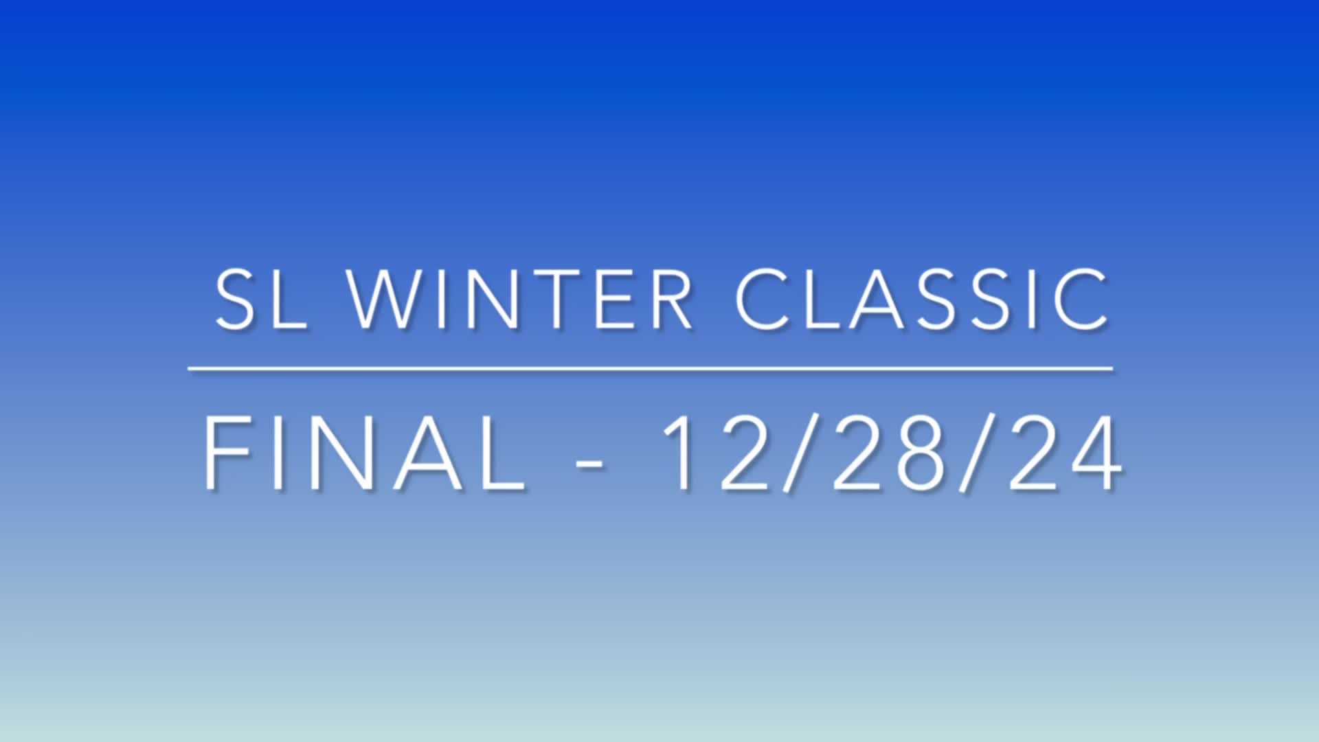 SL Winter Classic FINAL Crescenta Valley H.S. Vs Roosevelt H.S. 12/28/24