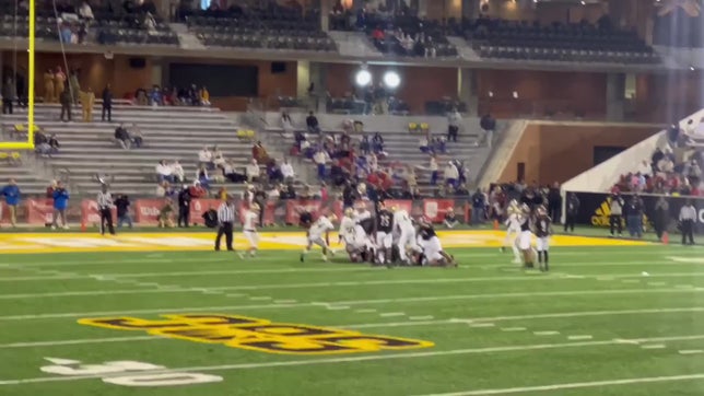 State Championship Game Defensive Highlights. History was made!!!!