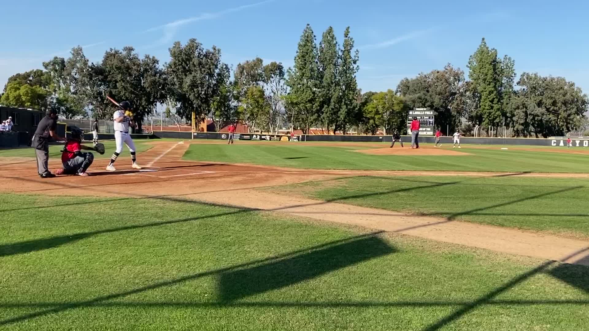 Sizzling stop! Miguel "Bear" Prado Varsity third baseman