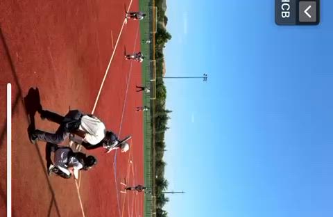 Caught in center field and threw girl tagging up on third out at home.