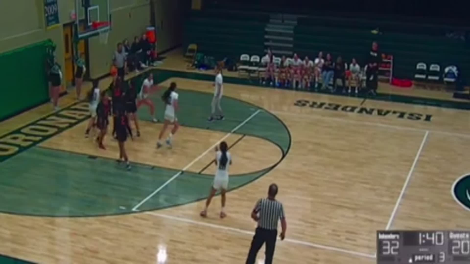 Charlie finds Emily for the layup