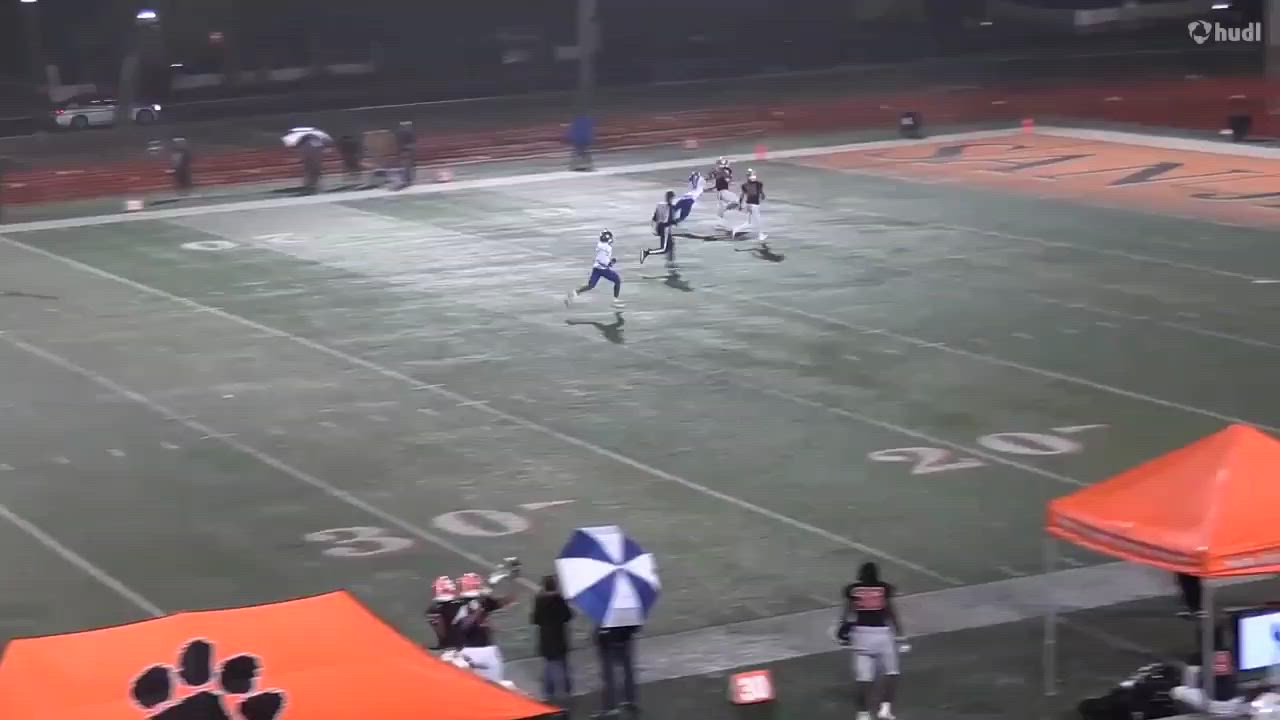 #13 Jordan Bernard WR v. Charter Oaks Short Highlights
