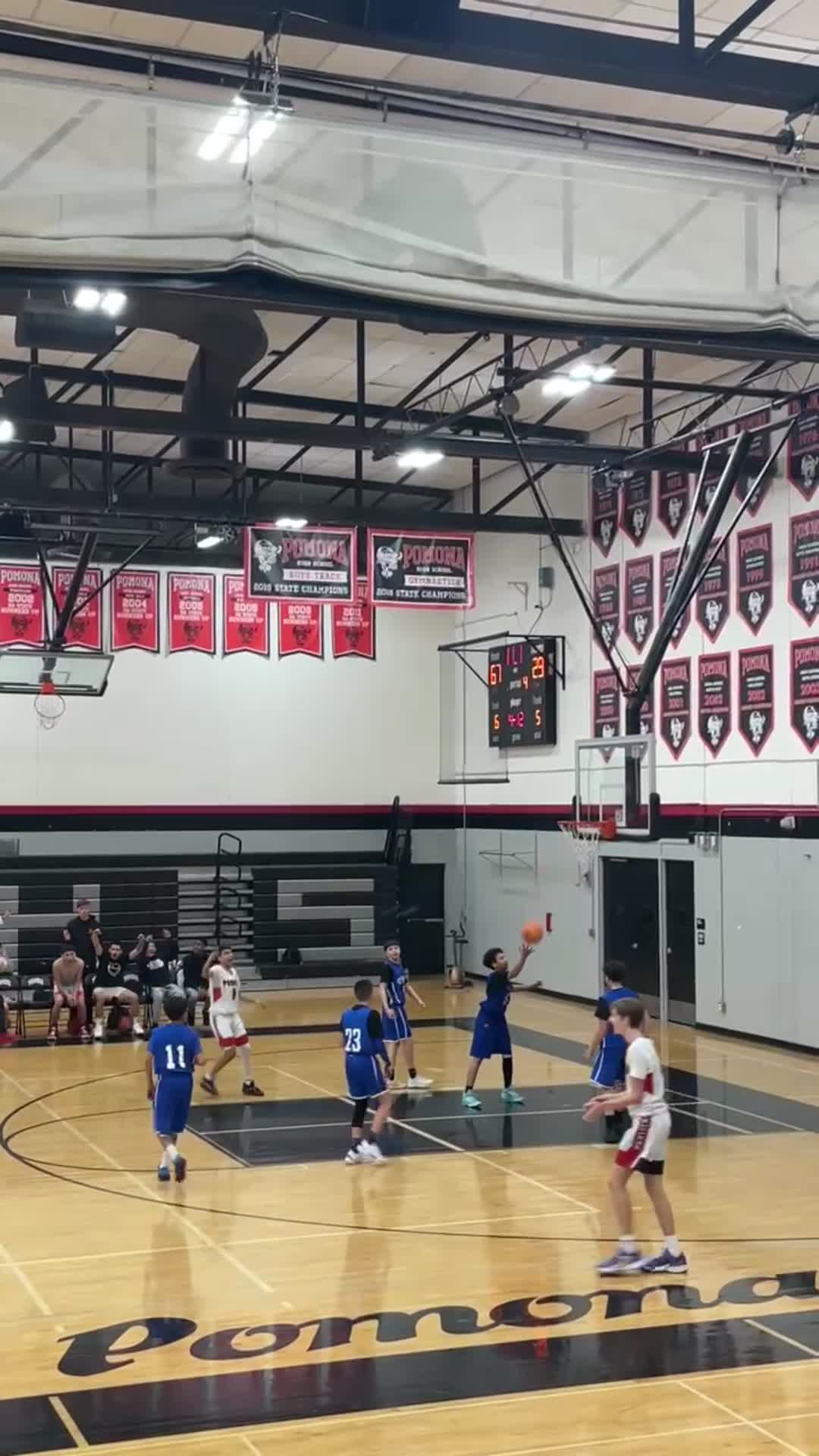 Last shot to put us at 70 against Alameda