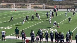 Keegan Charupoom 80 yards reception for a touchdown vs Pajero HS 2023.