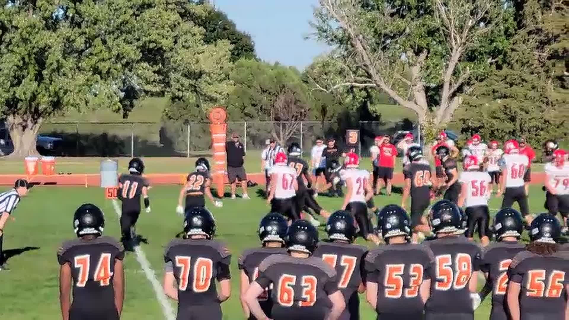 Ben Glore ankle tackle