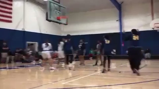 Thunderbird was up 50-6 when Dani Sanchez rebounded and assisted Shiloh Douglas who then took a 3 point shot with 3:33 in the 4th quarter. This gave them the lead of the final score 53-6.