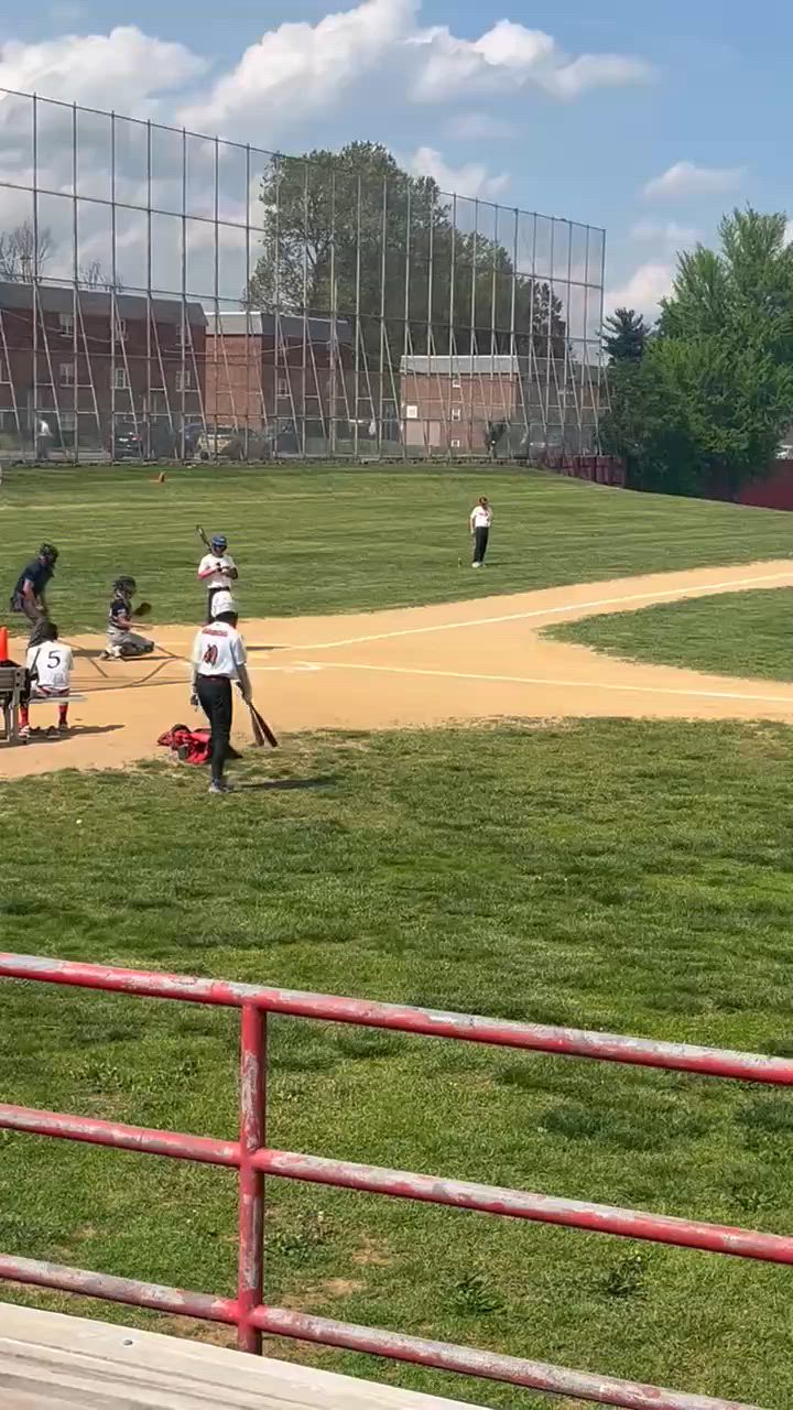 My first year playing high school baseball