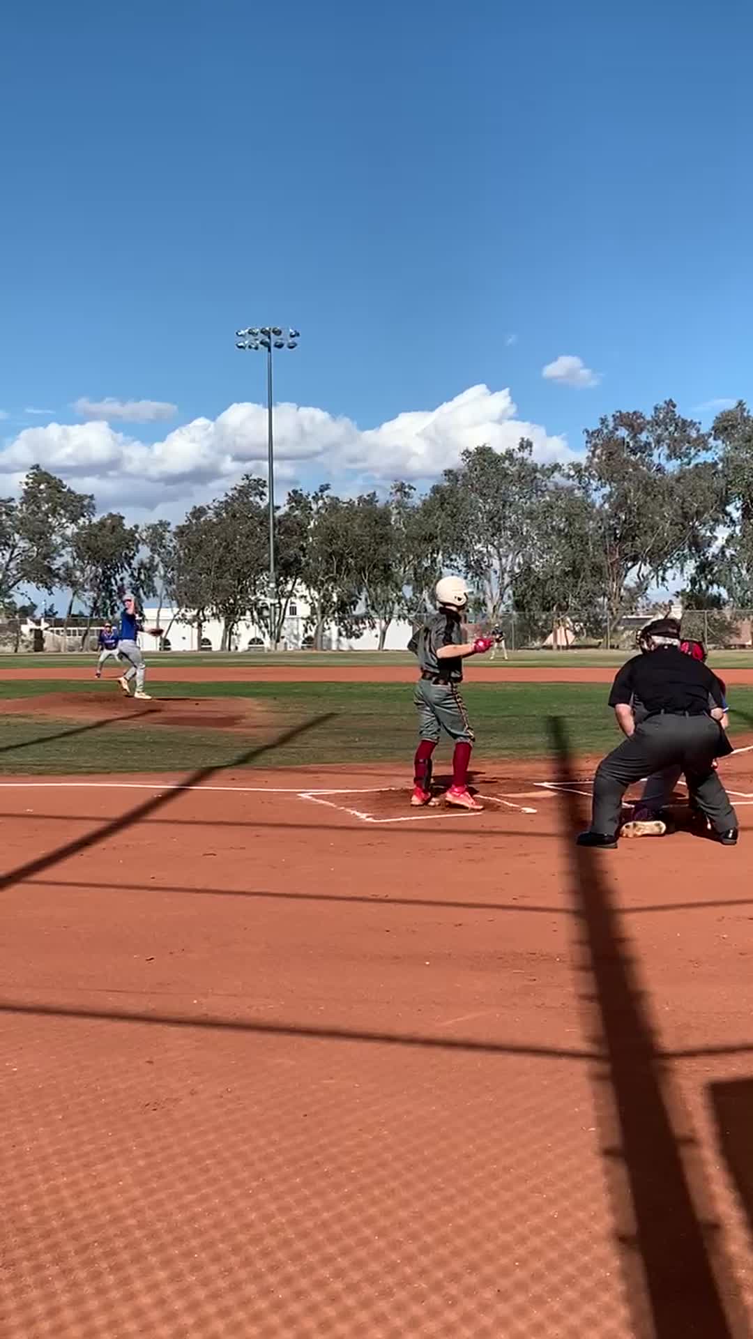 Mix of curve ball and fast ball to get the K.