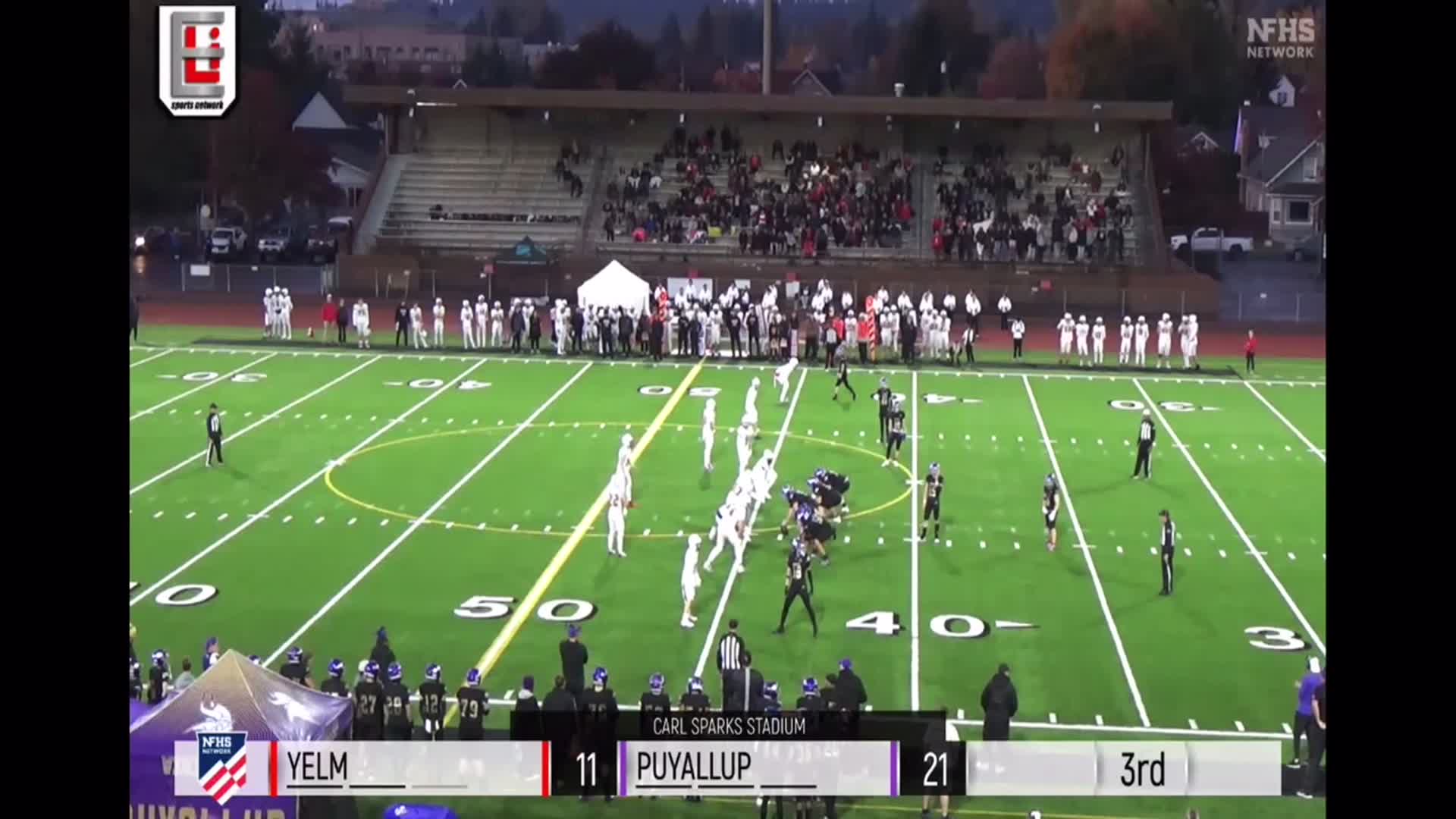 3rd quarter YELM #22 Ethan Owens with the interception