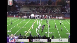 3rd quarter YELM #22 Ethan Owens with the interception