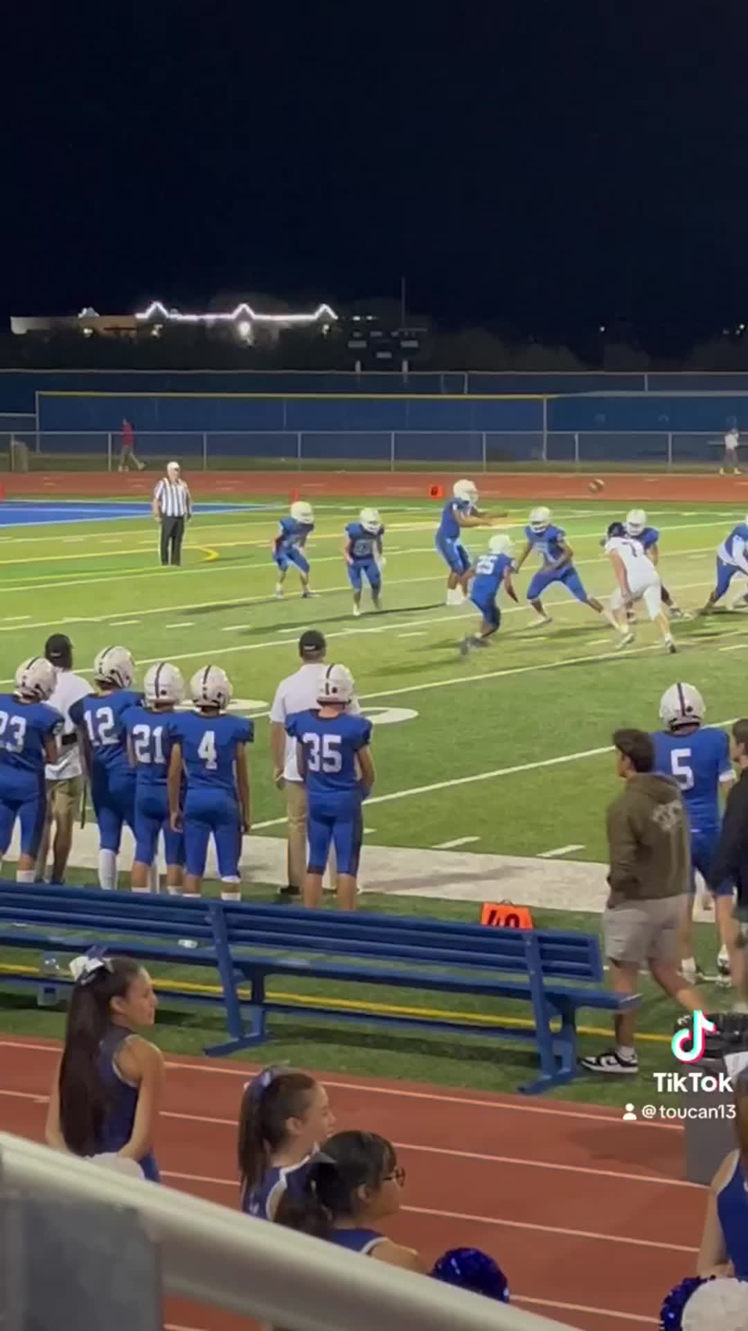 TD Run Carson JV Tailback #20. P. Logan McKenna