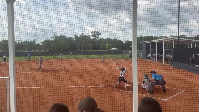 Two out rally - OT coming in clutch with the RBI - double in Regional tournament.