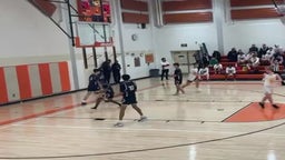 TJ Velerio with the 3, assist from Mekai Morse