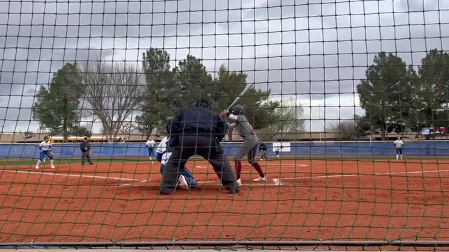 Bunt for a single, RBA to 2nd. Dixie High School 3-6-2025.