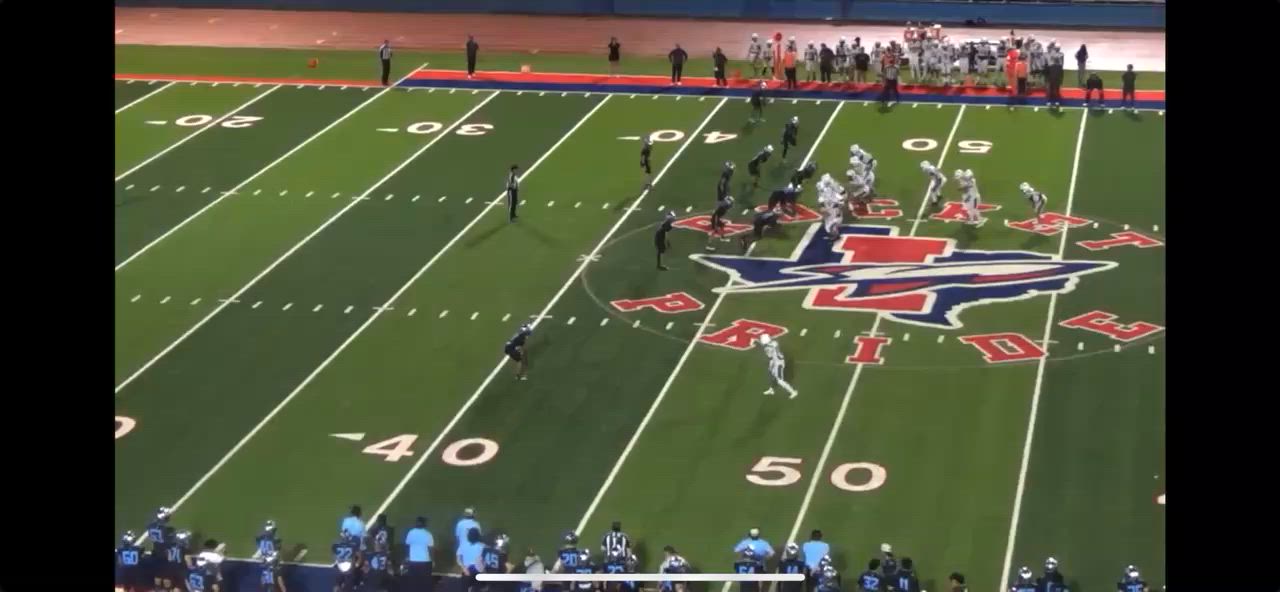 47 yard td pass to A.barraza