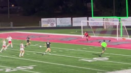 Catherine comes out of nowhere to score her first of two goals against Edgewater.