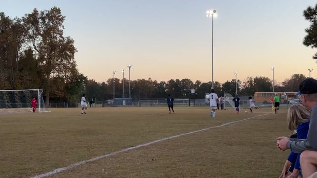 Hunter Midgett gets a header!