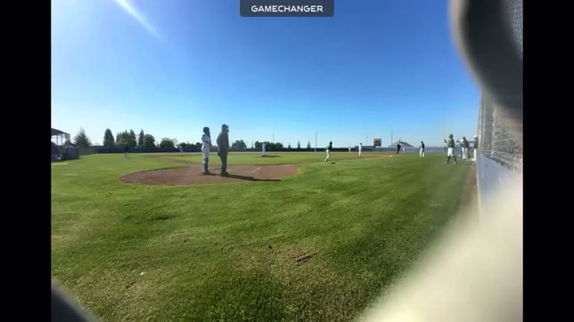 triple to right field