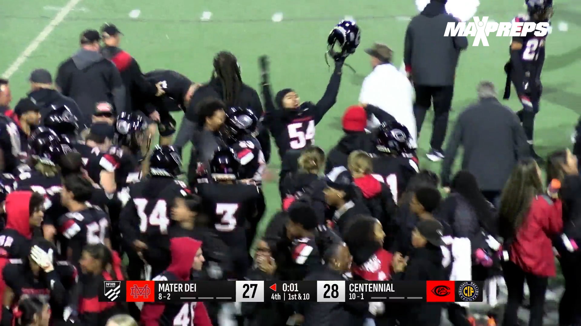 Corona Centennial downs Mater Dei for the second time this season