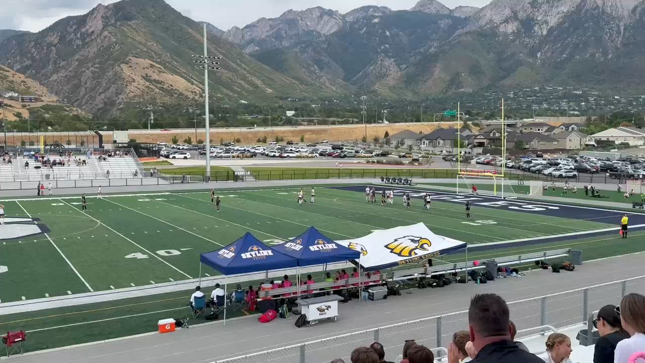 #10 Ivy Wilkinson free kick for a goal far post top corner 32 yards.