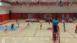 Long rally & side out for VCA (Block by Arechiga, dig by Heid & block by Phillips)