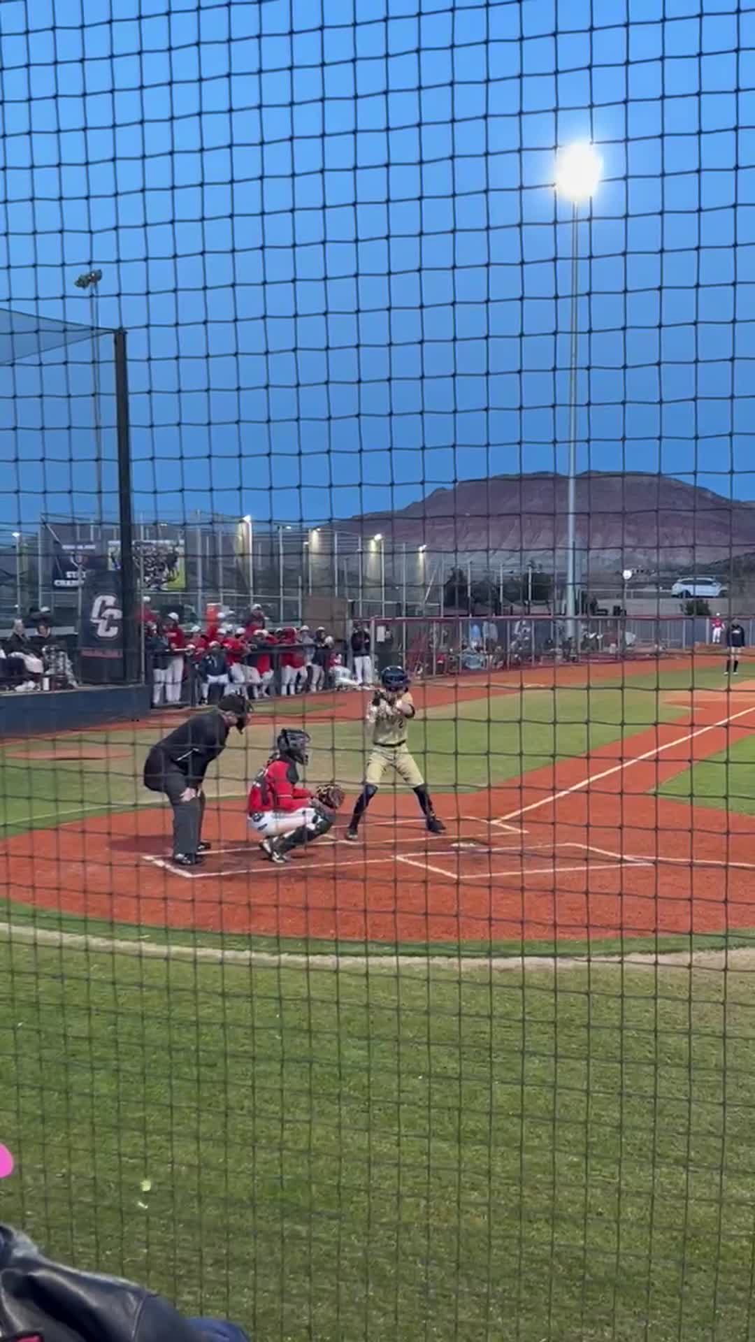 RBI double versus Crimson Cliffs