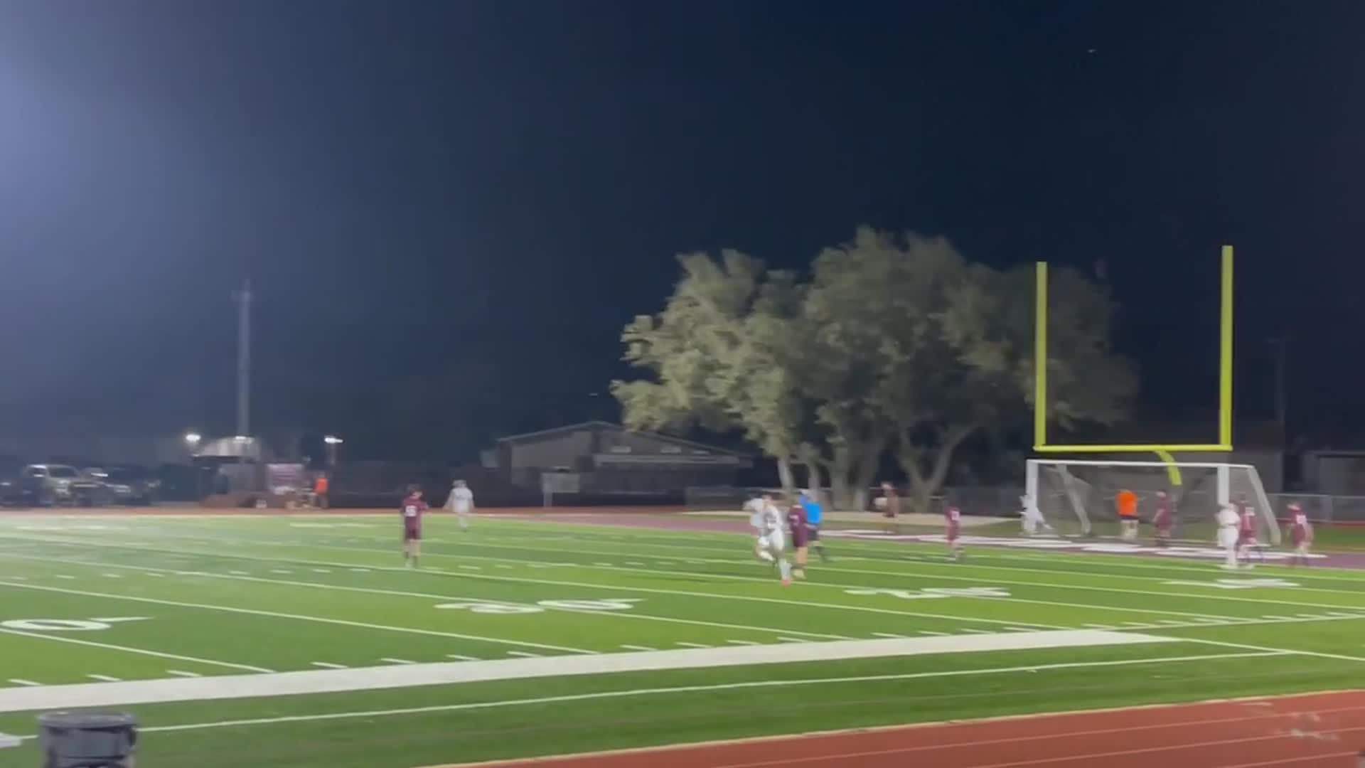 Rhys Baker 35 yard 1 touch goal