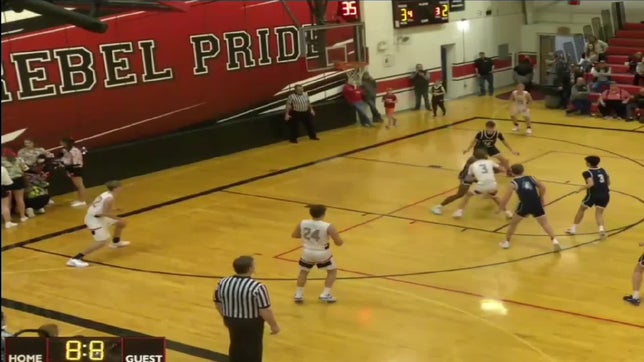 3 pointer with Assist from Eli Jaxien