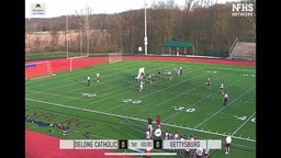 Sheads Scores Second Goal Against Delone Catholic