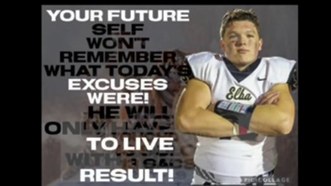 9 games this season!
6’2 230 Hybrid OLB/DE
334-494-6760
Elba High School 
GPA 3.5
Football Stats 2022 
Tackles 117
55 Solos
62 Assist
Sacs 13
1 Interception TD
TFL 26
F Fumbles 3 
Fumble rec 2 
TD’s 6 
Hurry’s 7 
Average 13 tackles a game!