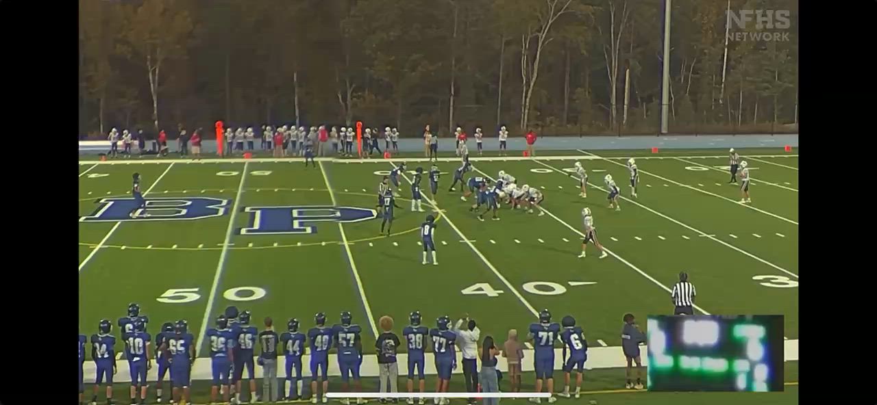 Sean Stinson with the punt return