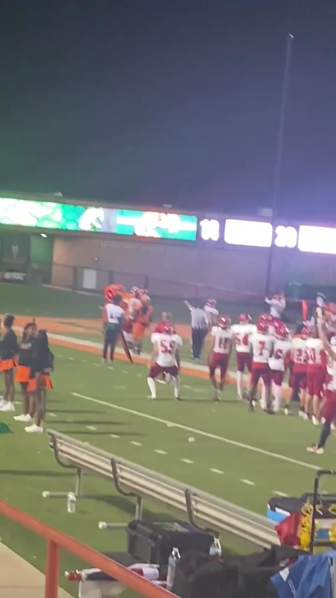 Run in for touchdown against famu high school.