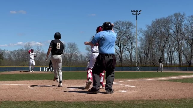Strike 3 swinging on outside curve