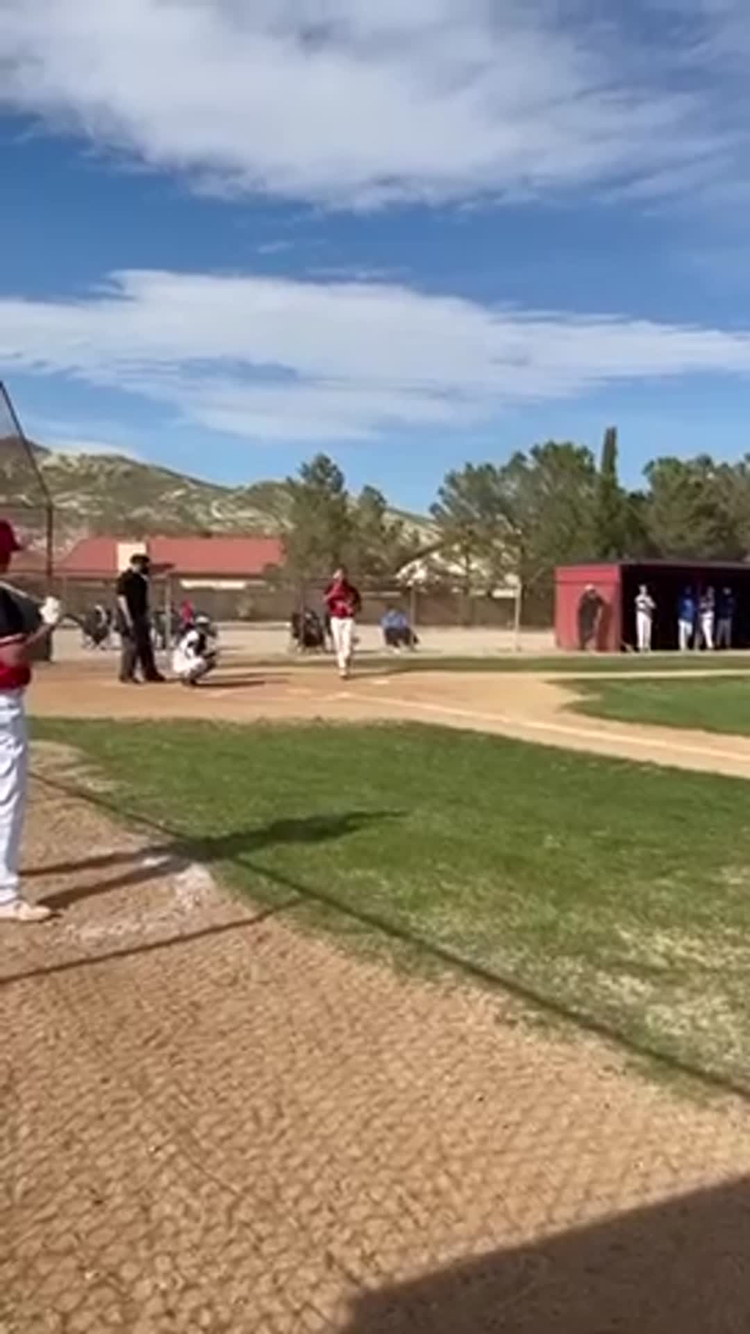 Line drive for a double