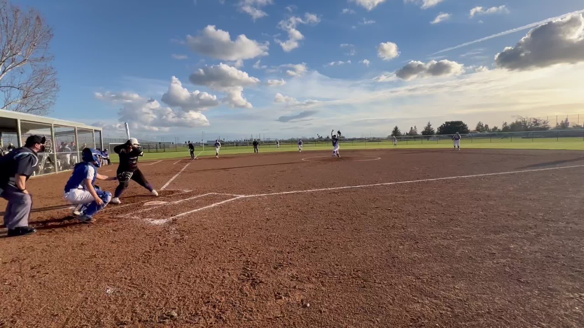 Alexis Duran 2025 Home run vs Sierra H.S. Manteca Ca