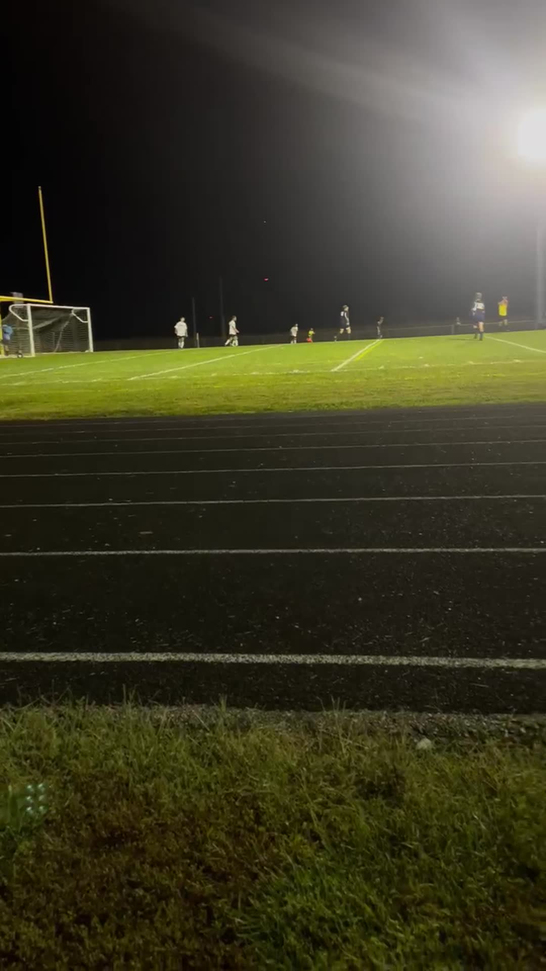 Kade knocked in 2 of the 4 goals this is one of them