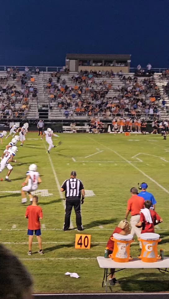 45-yard punt in Warren 9/5/25