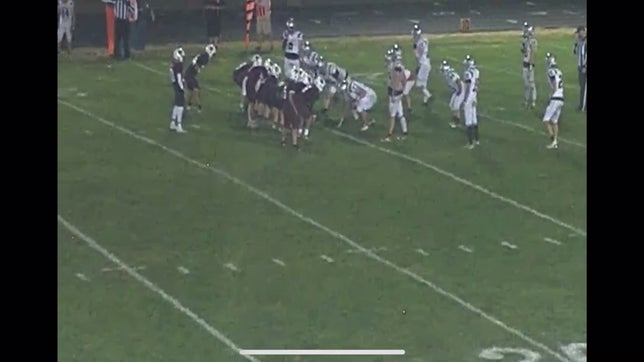 20 yards rush against Parke Heritage Varsity Football