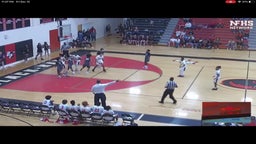 Darius lighting it up for 13 pts for BP vs. Colgan!