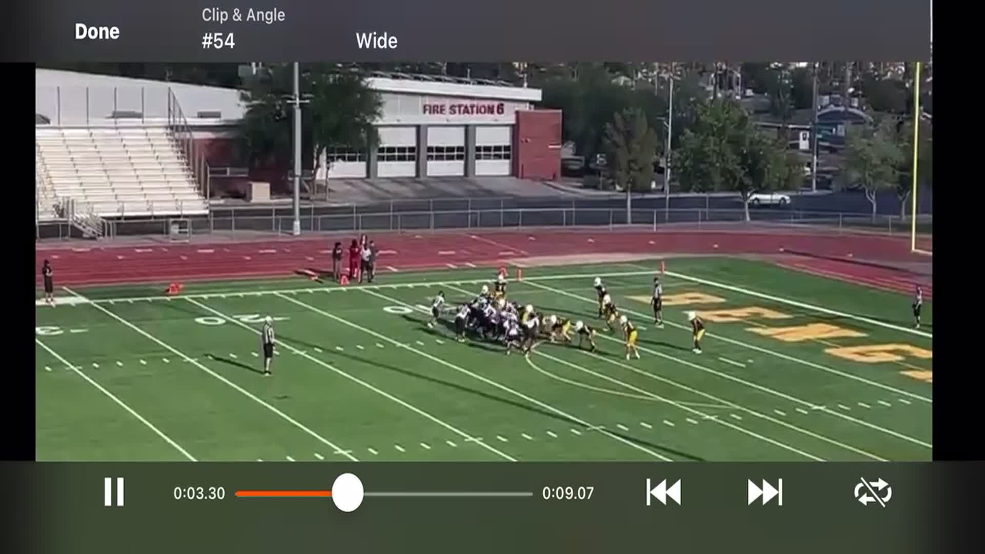 JALENWARDELL#4 tackles running back on 4th down.